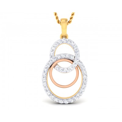 Cerena Diamond Pendant in Gold